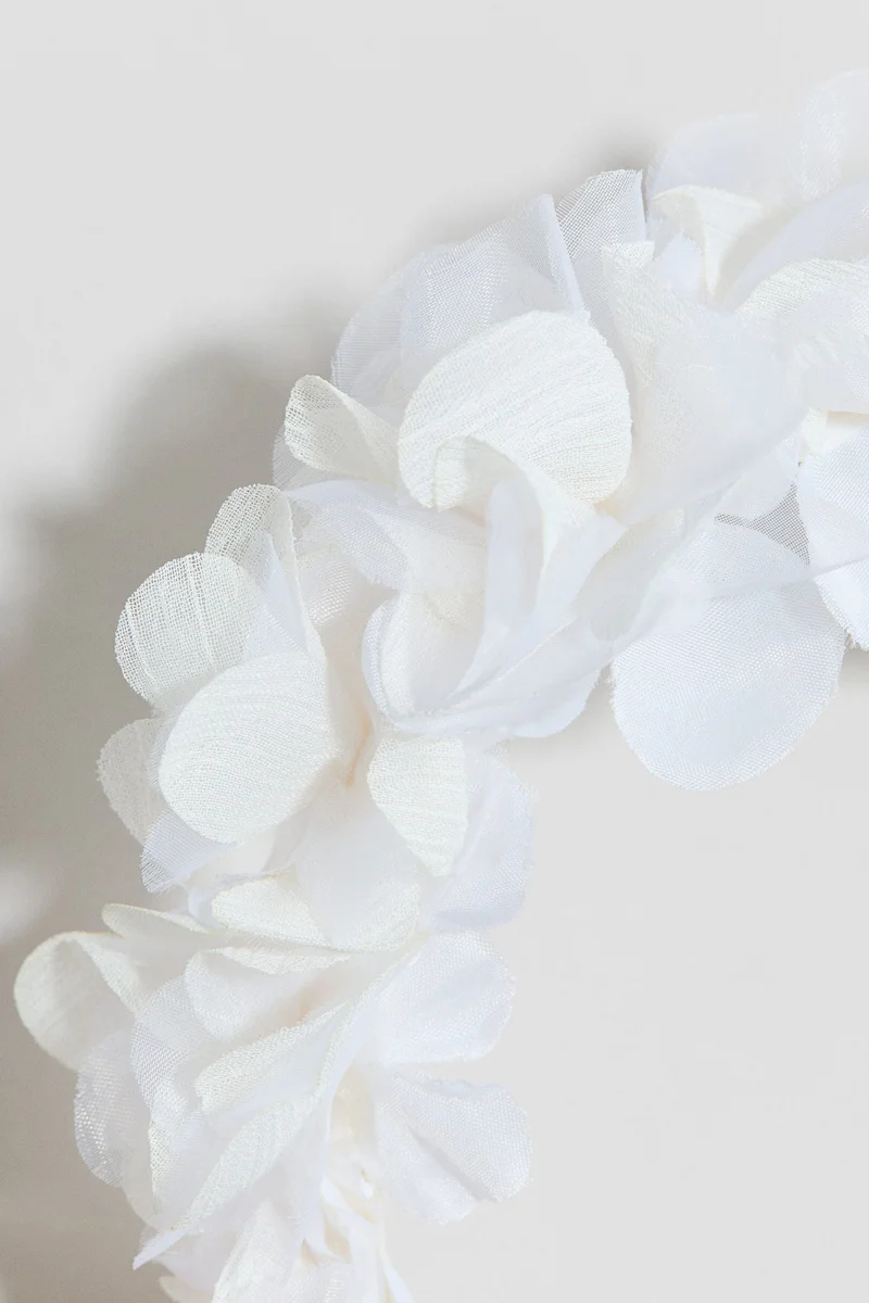 H&M Floral-appliquéd Alice band